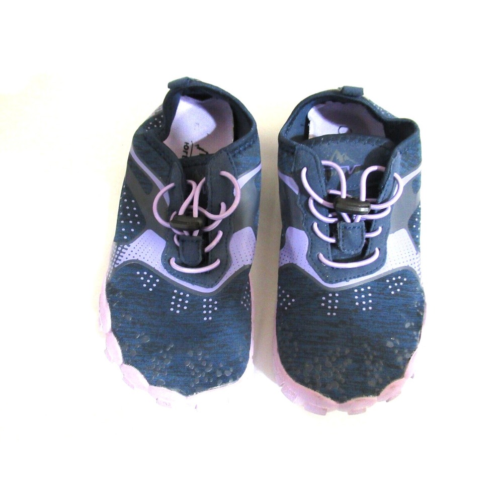 NORTIV8 Aqua-K1 Kids Size 2 Blue & Purple Neoprene Water Hiking Shoes